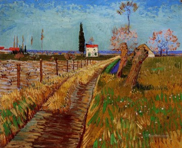 柳のある野原を通る道 フィンセント・ファン・ゴッホ Oil Paintings